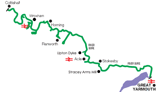 River Bure Map